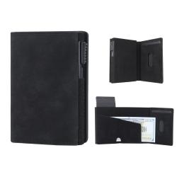 Pop up Mens Slim Wallet with Money Clip RFID Blocking Credit Card holder Minimalist Wallet for Men Aluminum card case