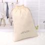 OEM Free Sample Custom Logo Printing 100% Cotton Craft Gift Packaging Muslin Drawstring Colico Dust Pouch Bag
