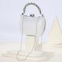 New Arrival Party Bridal Hand bags Chain Crossbody Bag Metal Rhinestones Handle Gold Evening Bags Handbag For Ladies