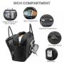 LOVEVOOK wholesale 2pcs Tote Duffel Weekender Bag wet and dry separation Swim Gym Bag for Travel Sports Camping Duffel bags