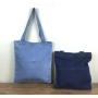 Wholesale Denim Shoulder Bag Simple Casual Women's Tote for Shopping Canvas Student School Hand Bag Korean Style