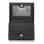 ZHF444 Cross-border Creative Zero Wallet Card Clip Credit Card Bag Buckle Zipper Lychee Genuine Leather Wallet Wholesale