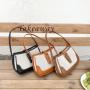 Wholesale Spring High Quality Trendy Shoulder Bag Canvas Splicing Leather Tote Brown Fashion Underarm Bag for Women