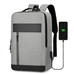 ZR856 Laptop Bag Backpack Oxford Waterproof Fabric USB Charge 15 inches Large High Quality Zipper Backpack Business Schoolbag
