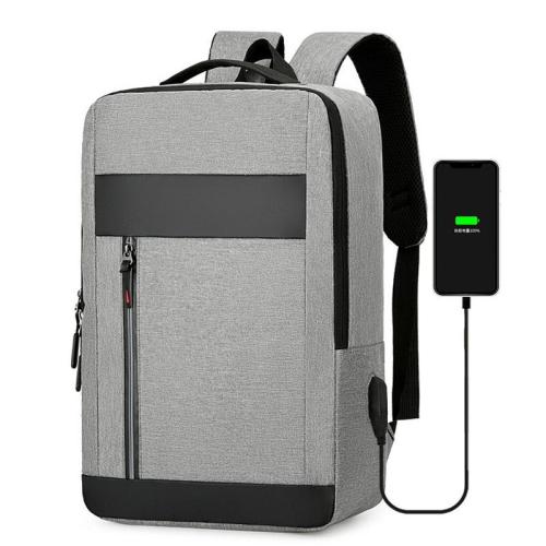 ZR856 Laptop Bag Backpack Oxford Waterproof Fabric USB Charge 15 inches Large High Quality Zipper Backpack Business Schoolbag