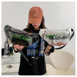 New Products Sports Casual Clear Fanny Pack Custom Print Waist Bag Waterproof PVC Transparent Fanny Pack Chest Bag