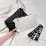 Vintage Crossbody PU Leather Bag with Tassels Mobile Phone Purse Messenger Shoulder Bag Strap Cheap Vintage Thread Pattern Style