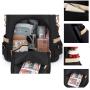 HR617 Women Bag Backpack New Fashion Girls' Retro Nylon Anti Theft Schoolbag Female Versatile Comfortable Travel Handheld Bag