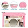 Wholesale Women Fashion Cheap Waterproof Clear Makeup Bag With Zipper Cosmetics Bag