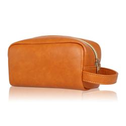 Leather Travel Toiletry Organizer Shower Wash Bag Cosmetic Wash Bag Toiletry Bag
