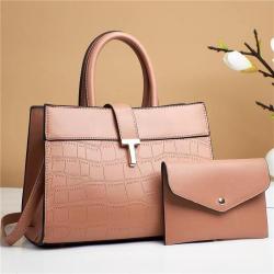 CCF539 Ladies Trendy Purses and Handbags Women 2pcs Crossbody Bag luxury Pu Leather Ladies Tote Bags Purses And Handbag