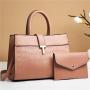 CCF539 Ladies Trendy Purses and Handbags Women 2pcs Crossbody Bag luxury Pu Leather Ladies Tote Bags Purses And Handbag