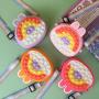 KB018 Silicone Children Cartoon Purse 2023 Mini Kids Bag Toy  Bubble Shoulder Bag Luxury Backpack High Quality Crossbody Bag