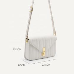 High Quality Vegan leather Fashionable Ladies Shoulder Bags Customize Pu Bag Luxury Messenger Bag For Women