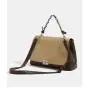 CCF717 Women Leather Handbags and Purses Simple Cross Body Ladies Handbag Luxury 2023 Famous Chain Tote Bags