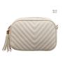 Quilted crossbody bags women handbags fashion ladies squared shoulder purse leather bags with tassels wholesale