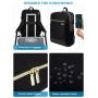 LOVEVOOK Custom logo 15.6 17 inch Smart Work Backpack Travel Bag Casual Daypack School Bag with USB Port Laptop Backpacks Women