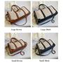 HR756 Women's Carrying Short Distance Travel Bag Canvas Business Trip Large and Small Reinforced Hand Luggage Bag Leisure Bag