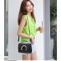 ZR786 Woman PU Retro Bag Daily Life Girl Horizontal Color Block Square Single Bag Girl Magnetic Button Underarm Versatile Bag
