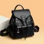 2024 New Pu Leather Shoulder Bag Women Bucket Type Fashion Bag Draw String Customs Backpack Bags for Lady Polyester OEM