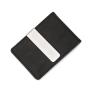 CUIKCA Mens Wallet Pu Leather Designer Wallets Famous Brands Card Holder Stainless Steel Money Clip