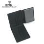 Plain Classic Leather Man Wallets Cards Holder RFID Blocking Slim Simple Wallets for Men Wholesale Money Clip