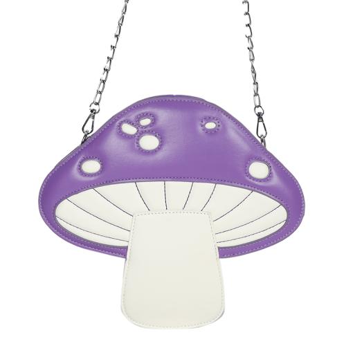 Custom Cute Ladies Mini Hand Bags Fashion Mushroom Shape Girls Shoulder Bags Leather Women Crossbody Bag