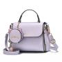 Luxury PU Leather Designer Handbag for Women High Quality Crossbody Shoulder Bag Zipper Closure Two Straps New Fashion Style