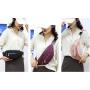 Ladies Designer Bags 3 in 1 Hands-free Wallets Nylon Waist Pack Phone Purse  Multi- Zipper Thread Lattice Cross-body Fanny Pack