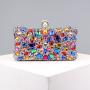 Diamond Inlaid Dinner Bag Women's Fashion Banquet Versatile Dress Evening Bag