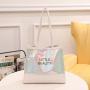 Hot Sale Fashion Hologram PVC Tote Bag Women Laser Handbag Holographic Iridescent Shopping Bag