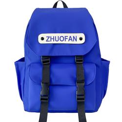 HR066 New Shoulder College Students School Bag Nylon Waterproof Fashion Letters Bag Junior High School Travel Laptop Backpack