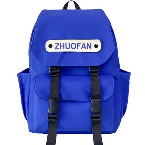 HR066 New Shoulder College Students School Bag Nylon Waterproof Fashion Letters Bag Junior High School Travel Laptop Backpack