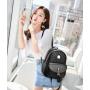 ZF300 PU Three Sets of Double Shoulder Backpack Female Korean Version of The Diamond Tassel College Style Fashion Shoulder Bag