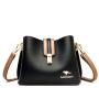 Ladies Quality Pu Leather Shoulder Bags for Women Luxury Messenger Bags for Women Designer Fashion Large Capacity Bucket Bag