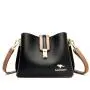 Ladies Quality Pu Leather Shoulder Bags for Women Luxury Messenger Bags for Women Designer Fashion Large Capacity Bucket Bag