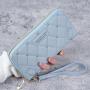 Fashion Design women's long wallet Pu Leather Women's Purse Korean style simple zipper coin purse card bag clutch wallets