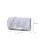 Wholesale Ladies Fancy Bags Glitter Striped Pleated Evening Bag Shoulder Wrinkle Clutch Bags Handbags For Woman