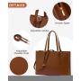 LOVEVOOK wholesale 2pc business briefcase computer purse and bags office work school shoulder bag for women laptop tote handbags