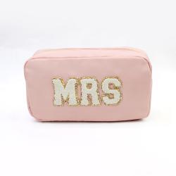 New Trends 2022 Top Sale Guaranteed Quality Zipper Closure Waterproof Pouch Personalized Nylon Makeup Bag Travel Cosmetic Bag