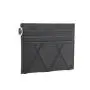Fashion High Quality Sheepskin Card Holder Quilted Lambskin Leather Card Holder