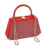 HR683 Women New Designed PU Diamond Brightly Clutch Handbag Fashion Retro Dinner Bag Ladies Luxury Metal Handheld Party Bag