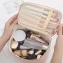 Women Travel Makeup Bag Polyester Large Cosmetic  Brushes  Makeup Bag Case  Box Beauty Bags Make Up Zipper Simple Style