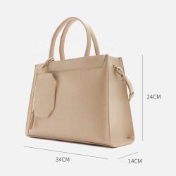 2024 New Arrivals Customized Logo High Quality Luxury Pu Vegan Leather Bags Women Custom Women's Large Capacity Handbags