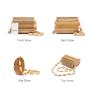 Lovevook 2022 Summer Purses Bamboo Basket Bag for Ladies Beach Travel Shoulder Handbags High Quality Women's Messenger Bags