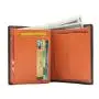 Wholesale tri-fold wallets for men with big coin pocket rfid blocking logo customized synthetic leather