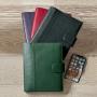 Good quality leather notebook cover nice leather travel portfolio