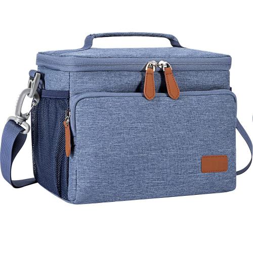 Collapsible Portable Large Bento Lunch Bag Insulated Leakproof Soft Lunch Box for Adult Men Women