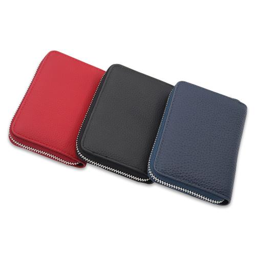 Portable Rfid Large Capacity Zipper Clutch Girl Purses Women Leather Card Holder Wallet Coin Pocket