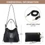 Realer Hobo Bags for Women PU Leather Purses and Handbags Large Hobo Purse with Tassel Crossbody Shoulder Bags ladies hand bags